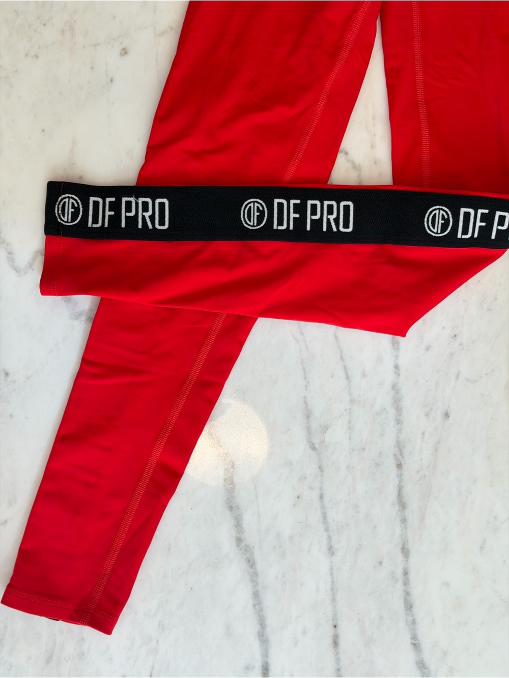 DF.ORIGINAL Designed for Fitness PRO Red Leggings & Sports Bra Set XS/S - Picture 7 of 14